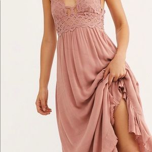 Free People Adella Maxi Slip Dress Sz XS